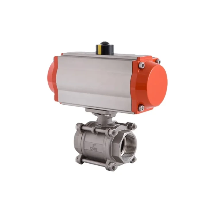 NPT Thread Pneumatic Actuated Ball Valve|CE/ATEX ได้รับการรับรอง