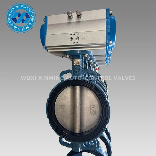 Pneumatic Actuator Operated Butterfly Valve factory