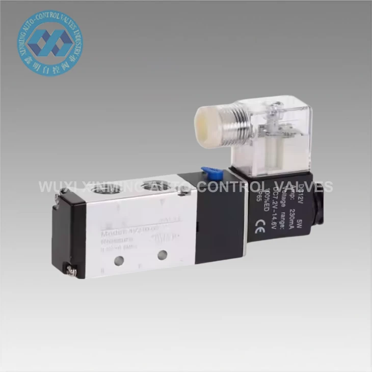 วาล์วโซลินอยด์นิวเมติก 5 ทาง 2- การควบคุมตำแหน่งอากาศ 12V 24V 220V