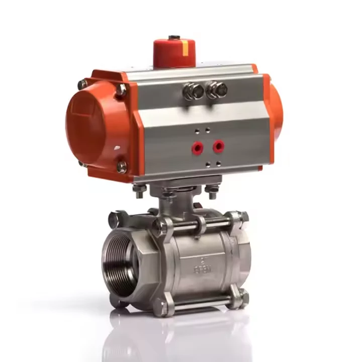 Pneumatic Threaded Ball Valve