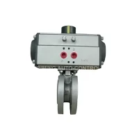 แอคชูเอเตอร์นิวเมติกจีน Wafer Ball Valve ราคาโรงงานราคา