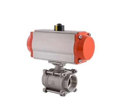 NPT Thread Pneumatic Actuated Ball Valve|CE/ATEX ได้รับการรับรอง