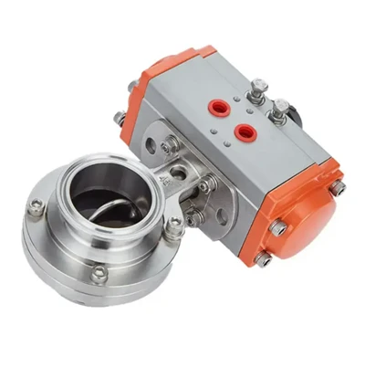 Wafer Hygienic Grade Actuator วาล์วผีเสื้อนิวเมติก