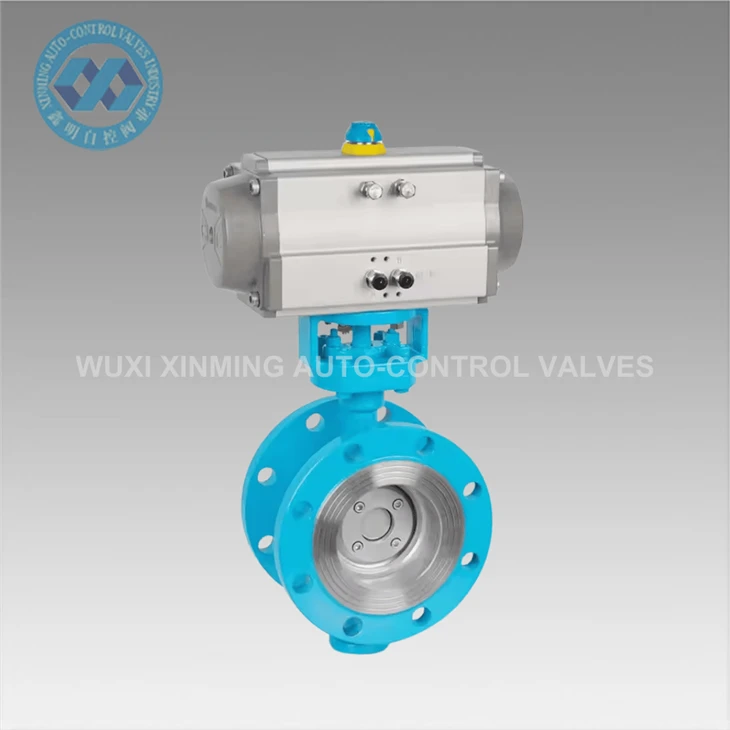 Stainless Steel High Temperature Explosion-proof Pneumatic Hard Seal Flanged Butterfly Valve